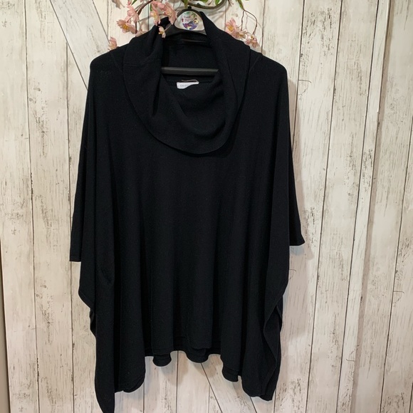 Charter Club black  Cowl Neck Cape - Picture 1 of 6